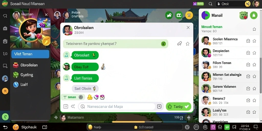 Tampilan utama aplikasi yang menarik.