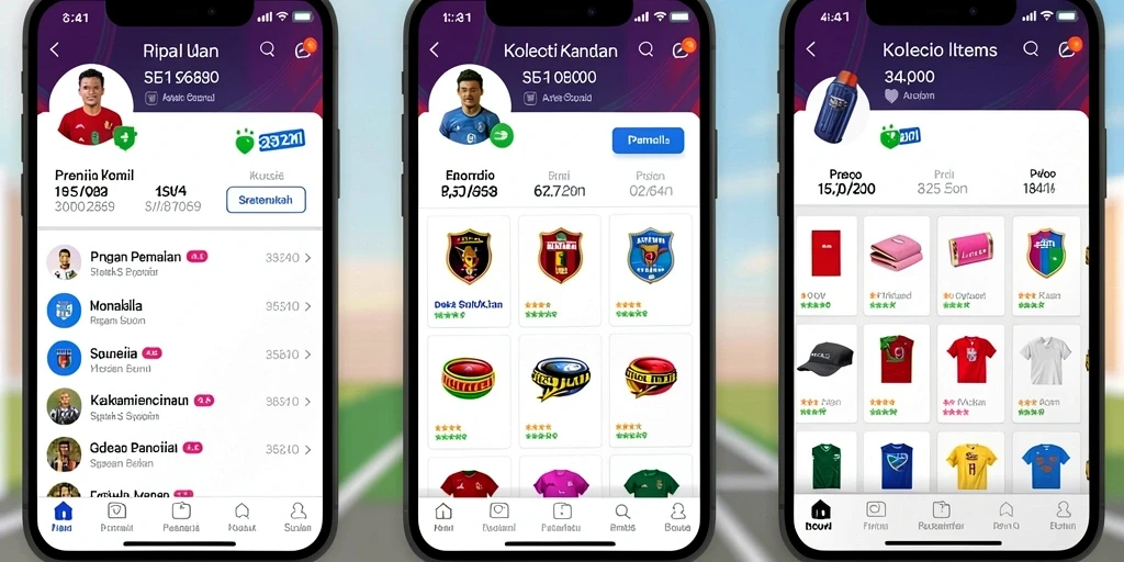 Tampilan antarmuka yang menarik dan user-friendly.