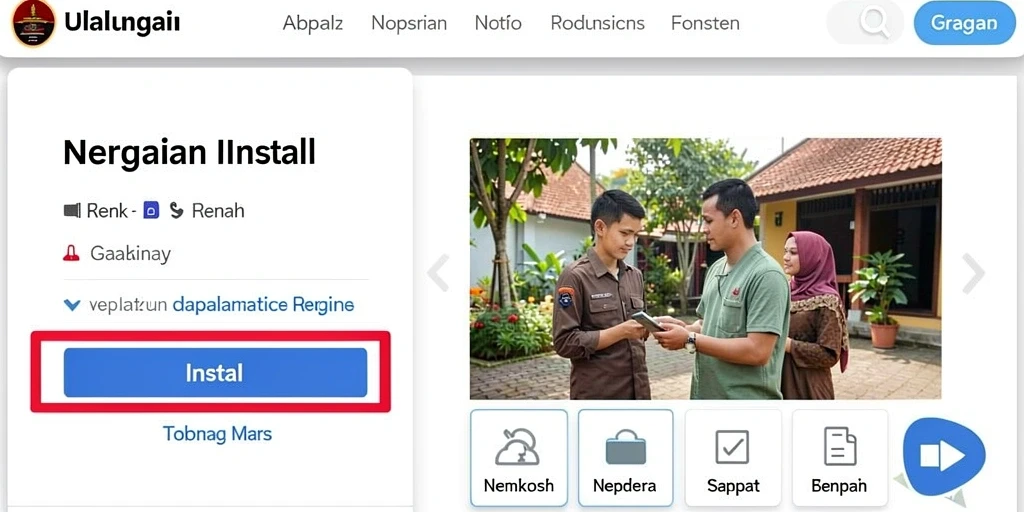 Tangkapan layar karakter utama yang siap bertarung.
