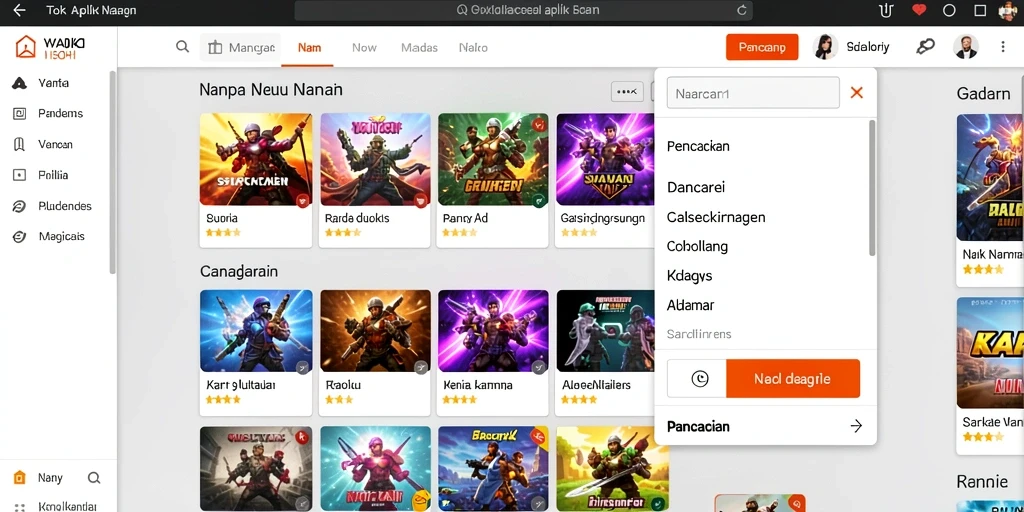 Tampilan antarmuka yang user-friendly dan menarik.