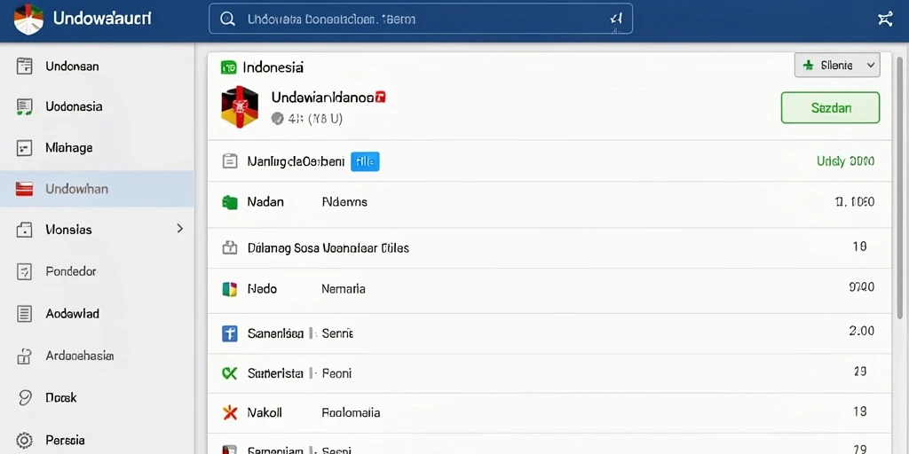 Tampilan antarmuka yang user-friendly dan intuitif.