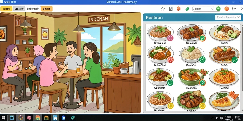 Tampilan antarmuka yang intuitif dan user-friendly.
