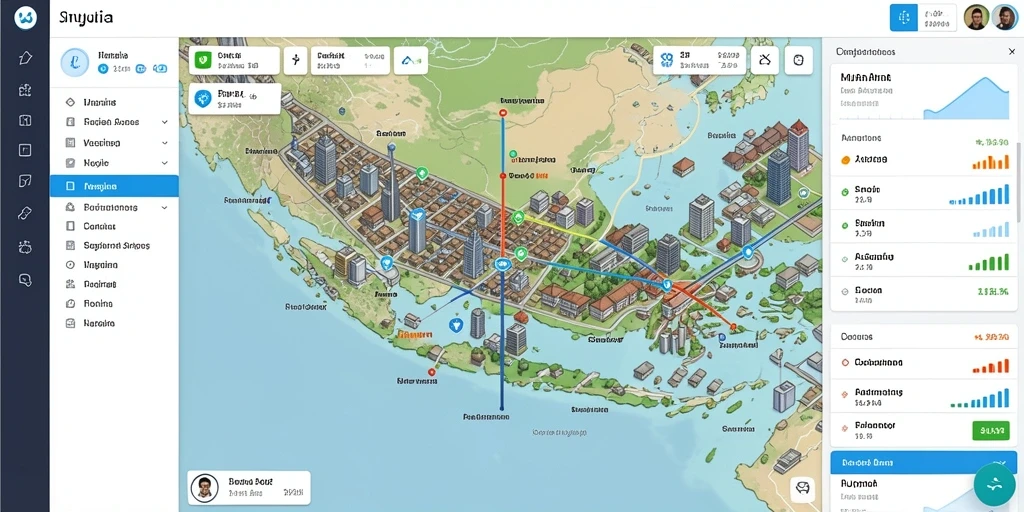 Tangkapan layar dari level yang penuh warna.